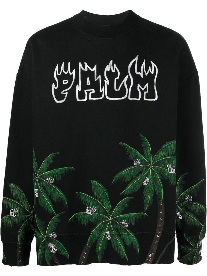 Palm Angels Sweat Black Palmier - Lothaire