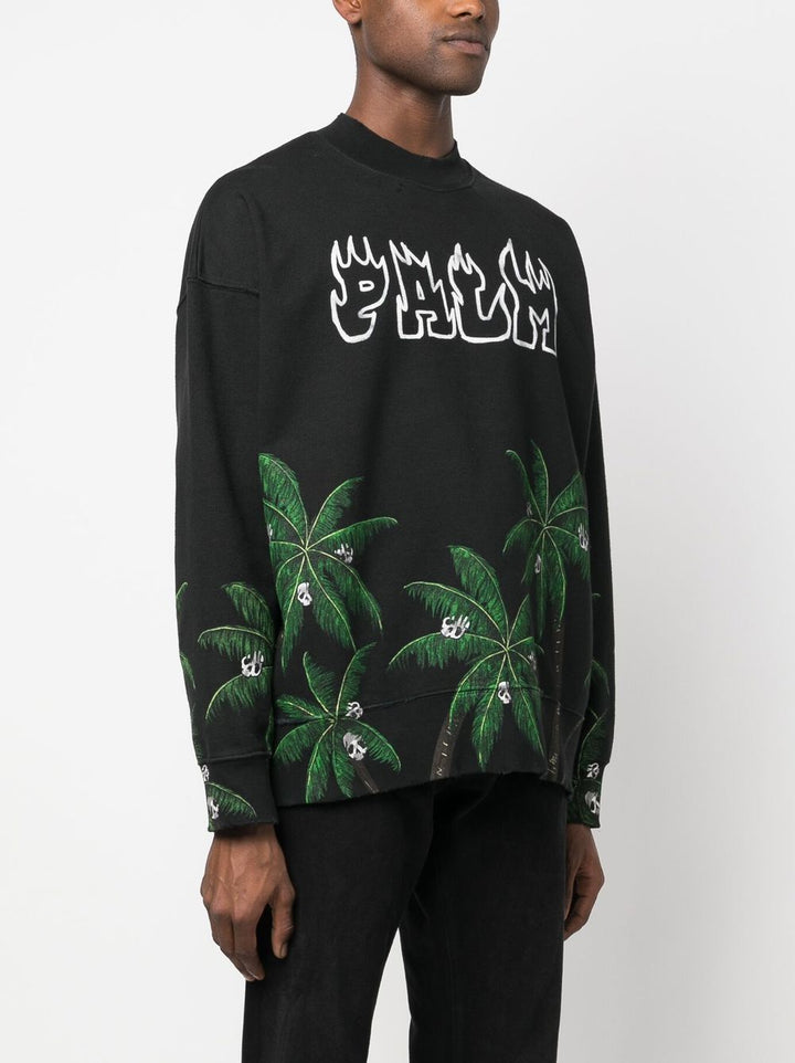 Palm Angels Sweat Black Palmier - Lothaire