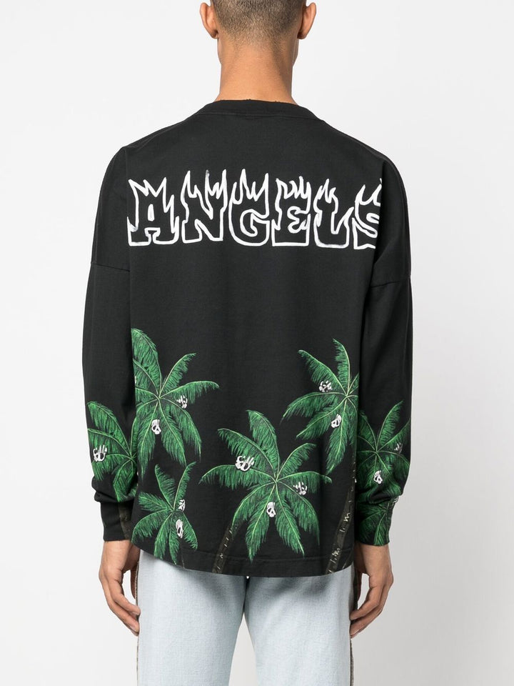 Palm Angels Sweat Black Palmier - Lothaire