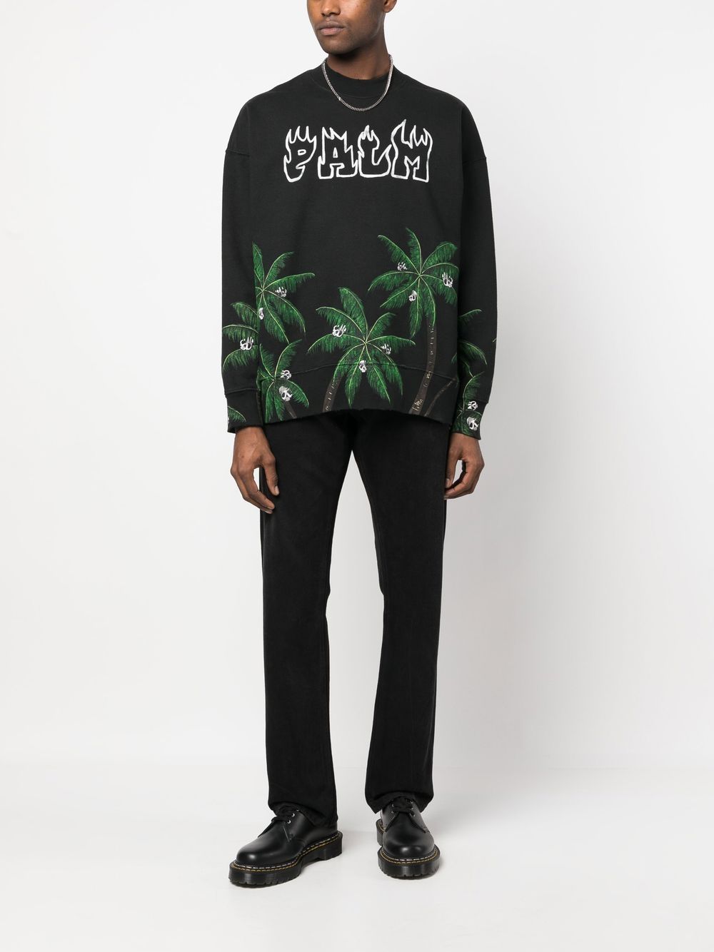 Palm Angels Sweat Black Palmier - Lothaire