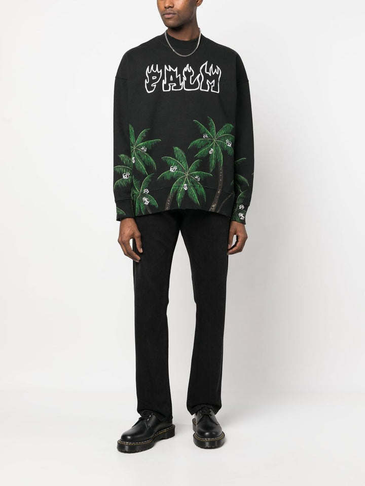 Palm Angels Sweat Black Palmier - Lothaire