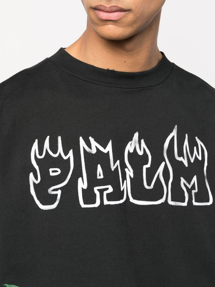 Palm Angels Sweat Black Palmier - Lothaire