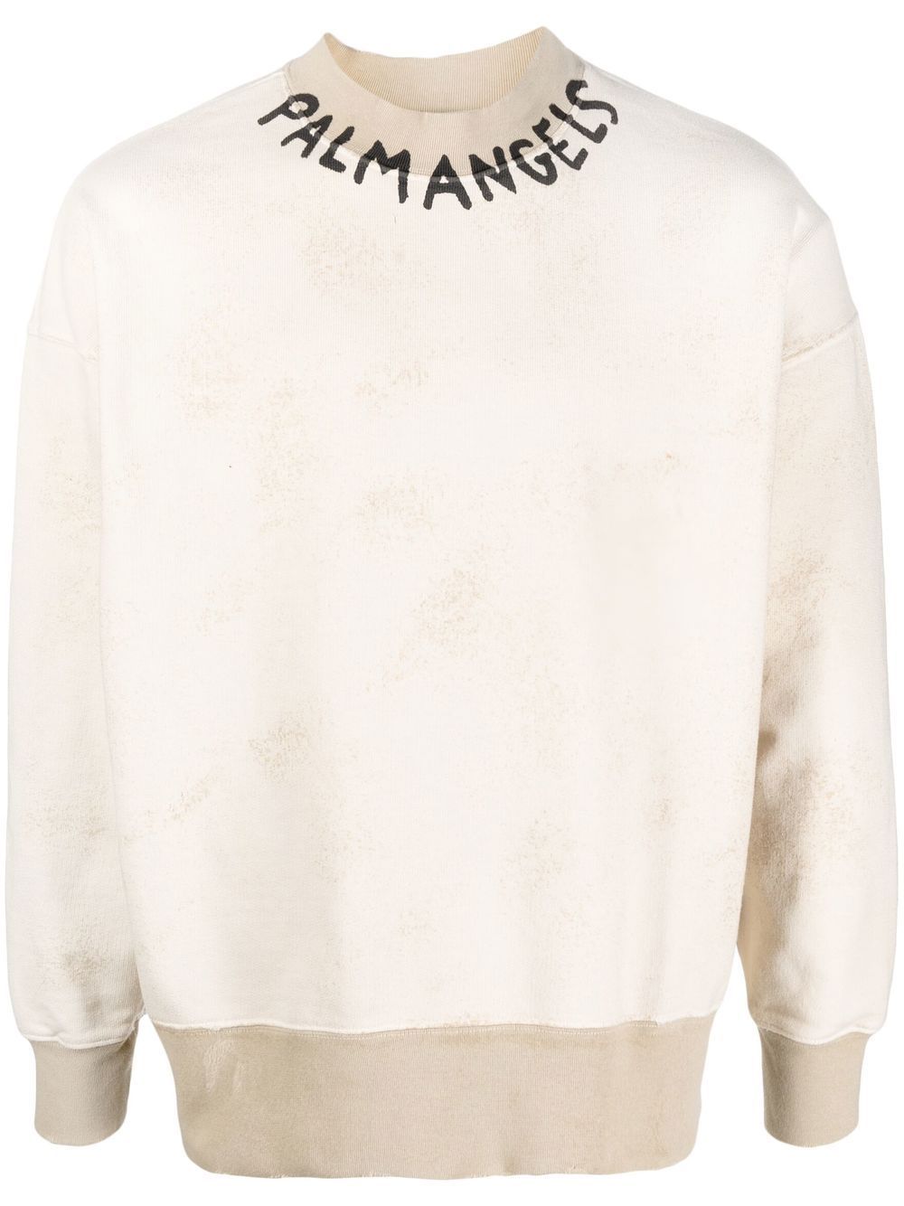 Palm Angels Sweat blanc à logo - Lothaire