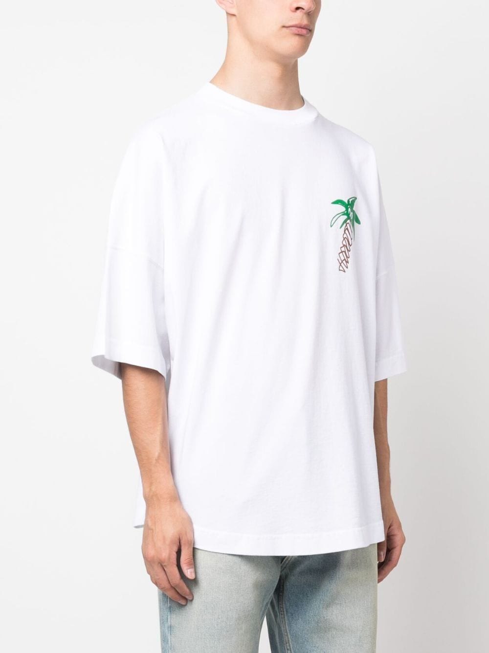 Palm Angels T-Shirt à logo imprimé Palmier - Lothaire