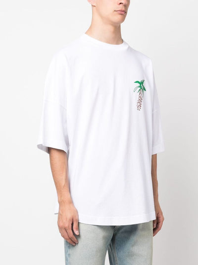 Palm Angels T-Shirt à logo imprimé Palmier - Lothaire