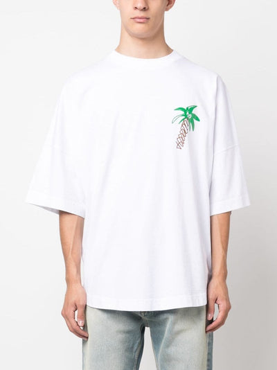 Palm Angels T-Shirt à logo imprimé Palmier - Lothaire