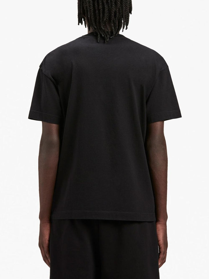 Palm Angels T-Shirt black à logo - Lothaire