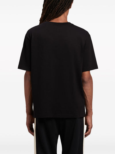 Palm Angels - T-shirt black en coton à logo imprimé - Lothaire