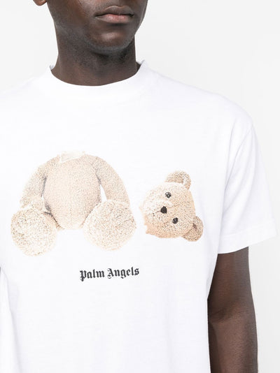 Palm Angels T-shirt blanc Bear - Lothaire