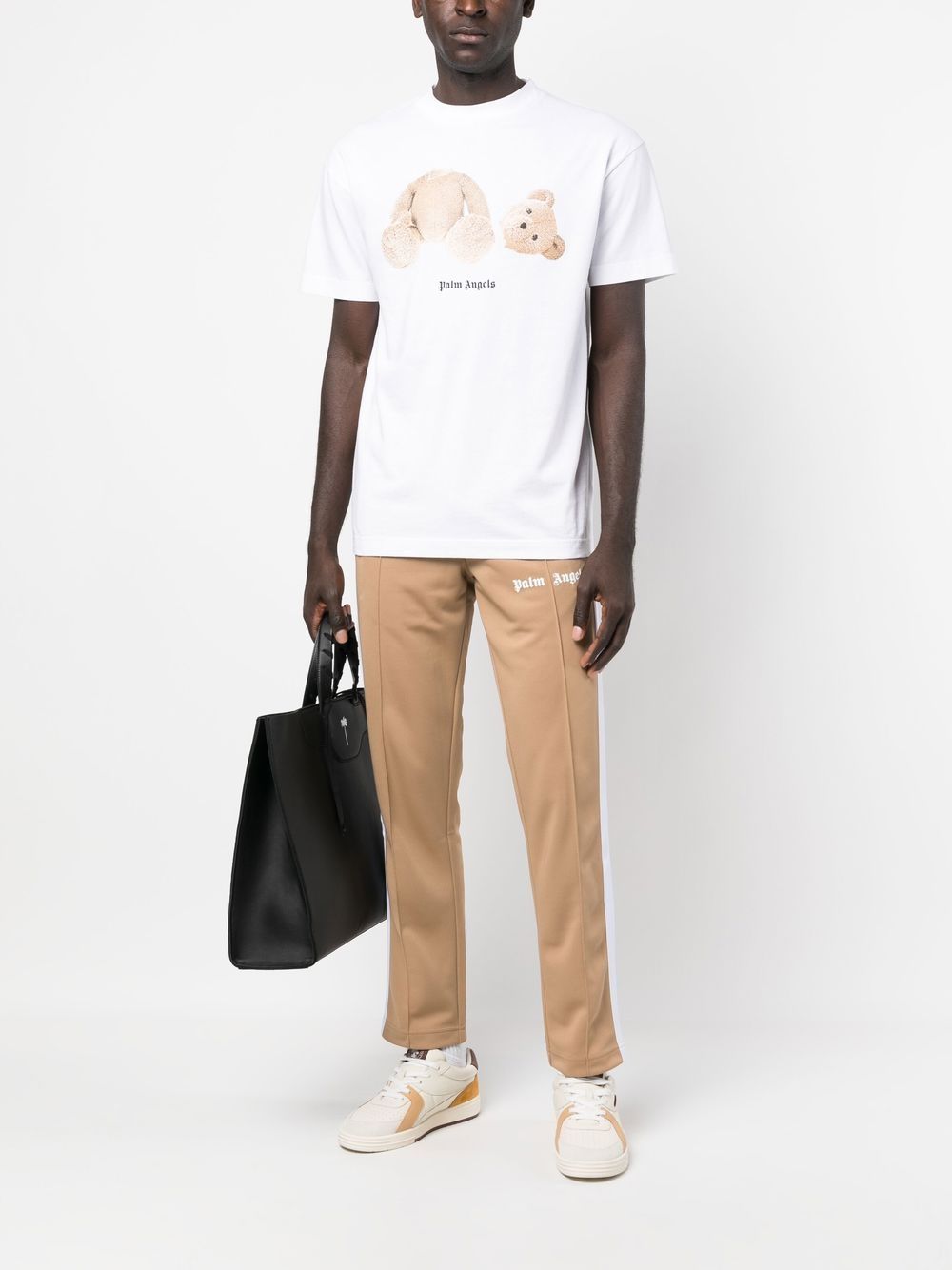 Palm Angels T-shirt blanc Bear - Lothaire