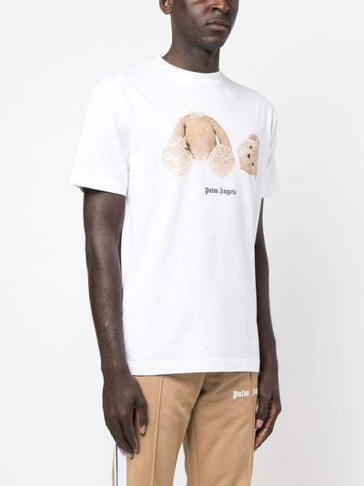 Palm Angels T-shirt blanc Bear - Lothaire
