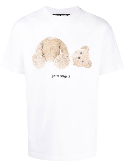 Palm Angels T-shirt blanc Bear - Lothaire