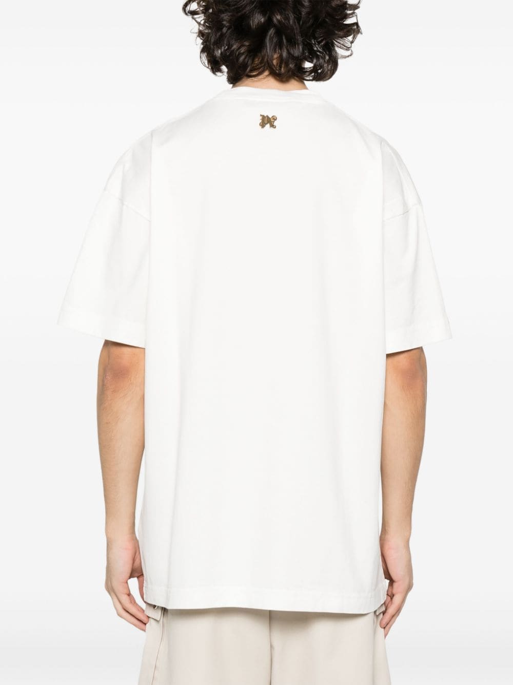 Palm Angels T-Shirt blanc Burning PA - Lothaire