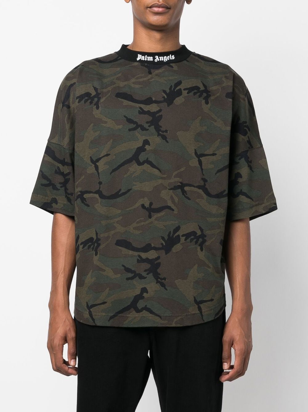 Palm Angels T-shirt Camouflage - Lothaire boutiques