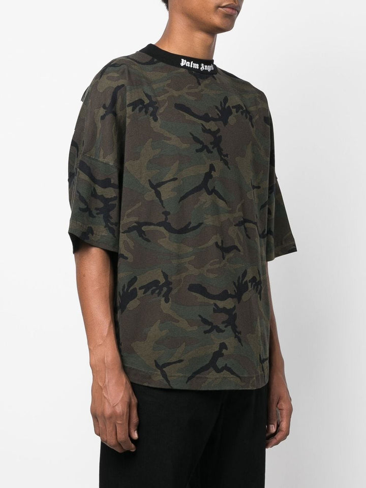 Palm Angels T-shirt Camouflage - Lothaire boutiques