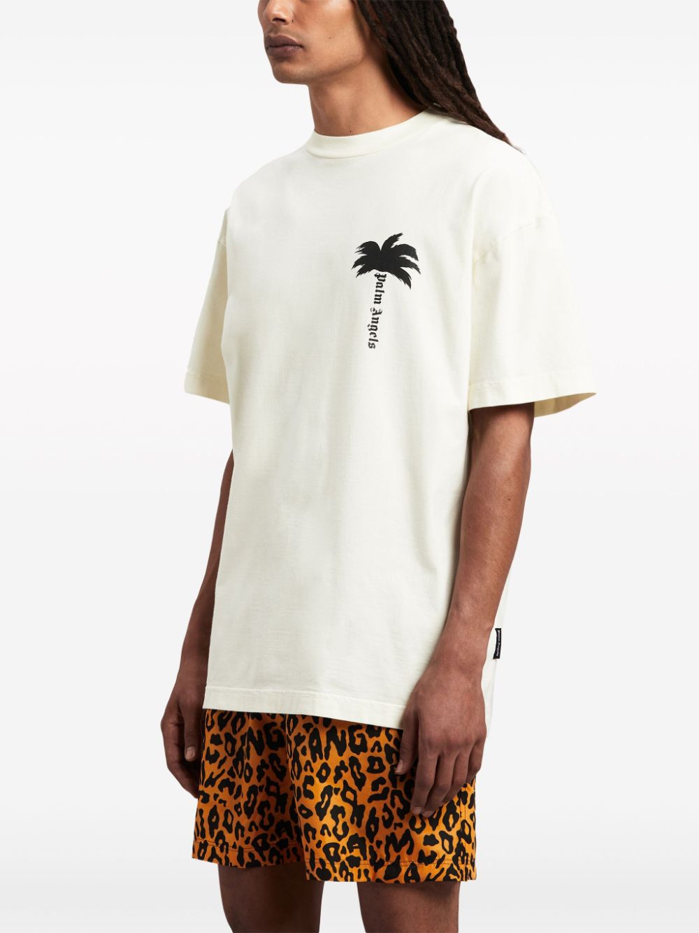 Palm Angels - T-shirt en coton à imprimé palmier - Lothaire