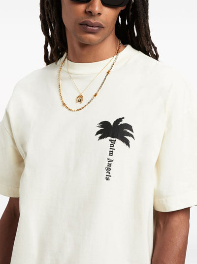 Palm Angels - T-shirt en coton à imprimé palmier - Lothaire