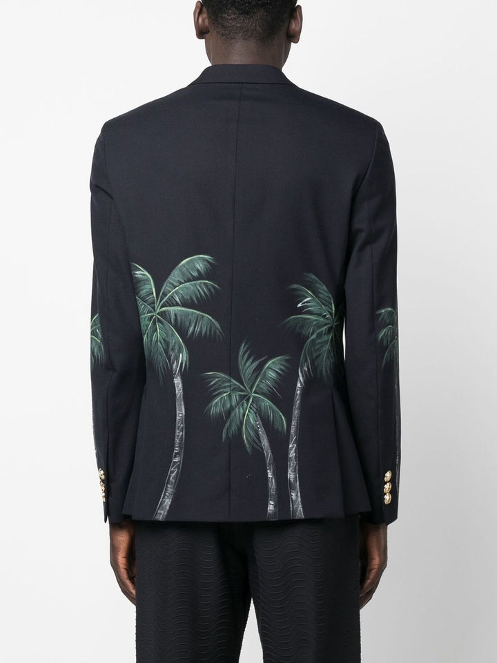 Palm Angels Veste croisée Palms Classic - Lothaire