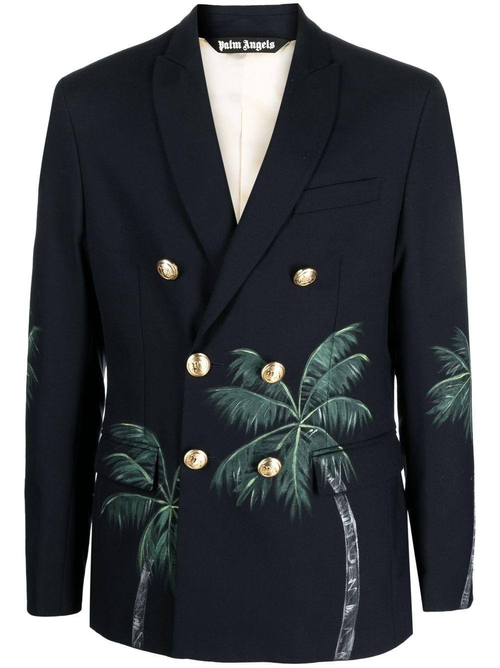 Palm Angels Veste croisée Palms Classic - Lothaire