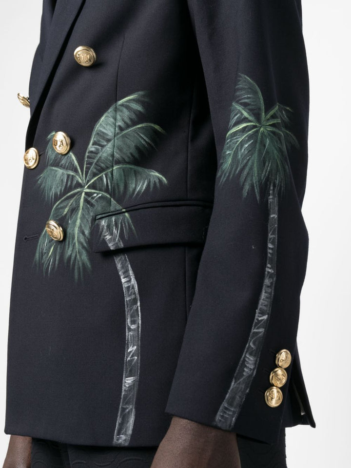 Palm Angels Veste croisée Palms Classic - Lothaire