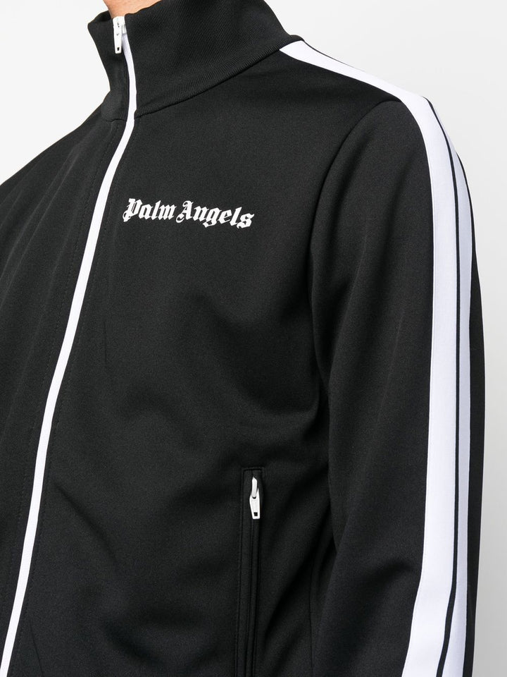 Palm Angels Veste de sport noir à logo imprimé - Lothaire