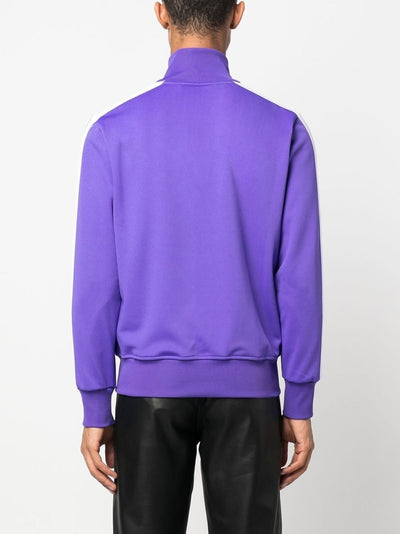 Palm Angels Veste de sport violet à logo imprimé - Lothaire