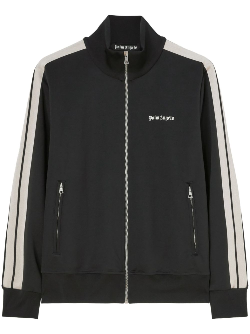 Palm Angels Veste jogging Black à logo imprimé - Lothaire