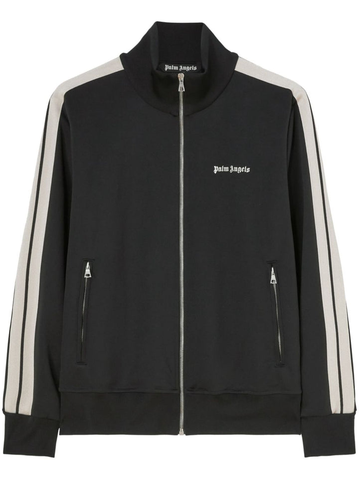 Palm Angels Veste jogging Black à logo imprimé - Lothaire