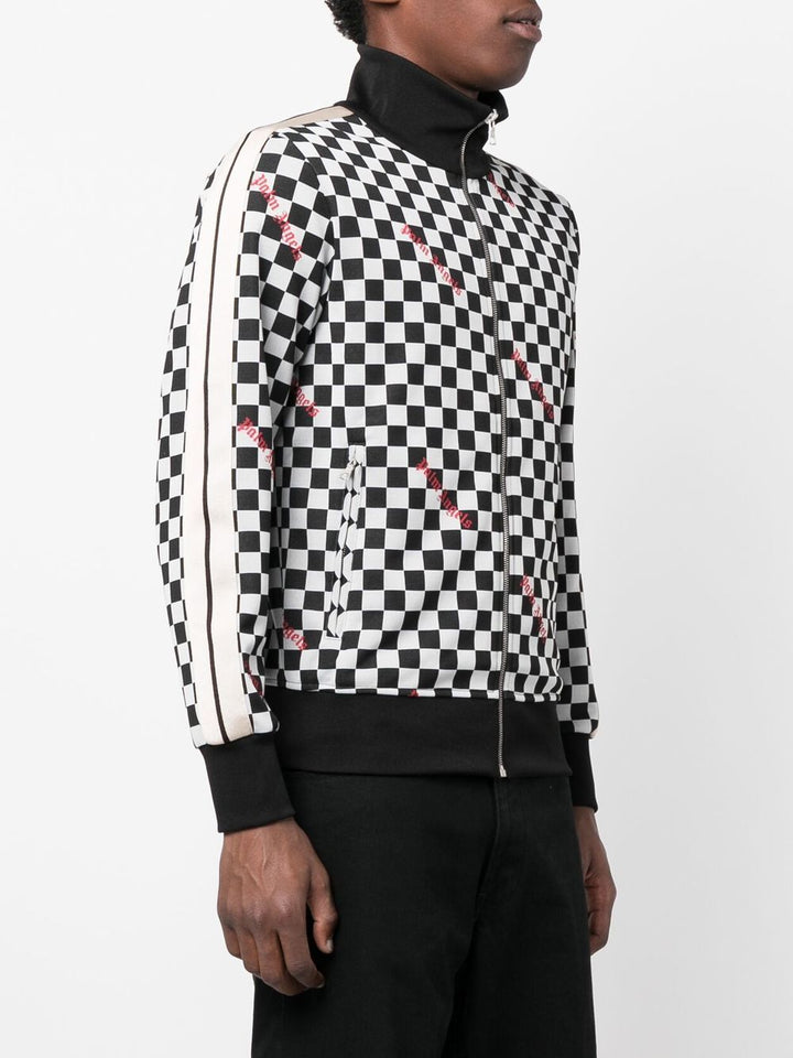 Palm Angels Veste zippée à imprimé damier - Lothaire boutiques