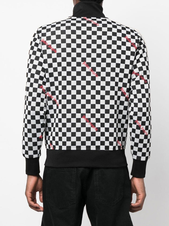 Palm Angels Veste zippée à imprimé damier - Lothaire boutiques