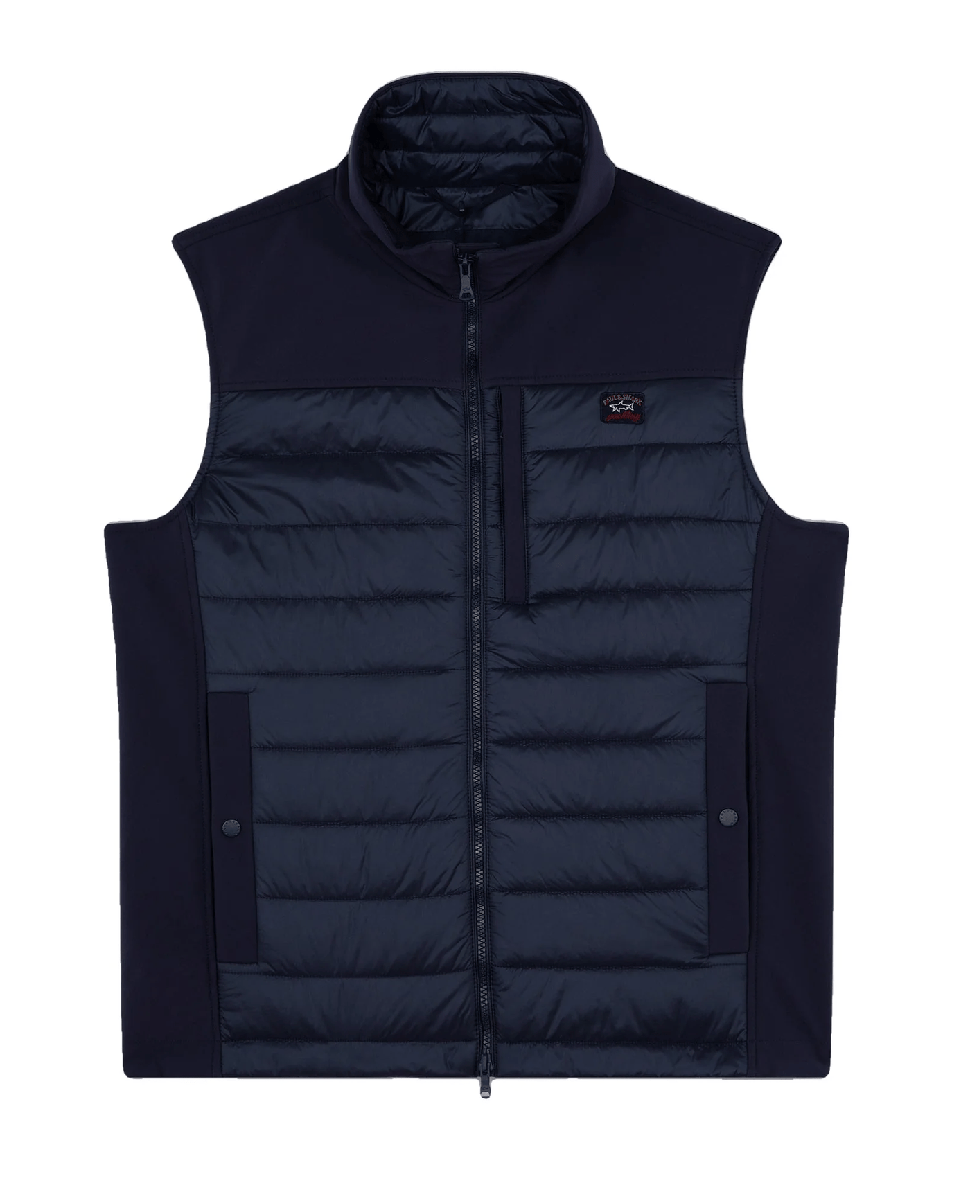 Paul & Shark Gilet blue Hybrid Re-Shark Shell save the sea - Lothaire