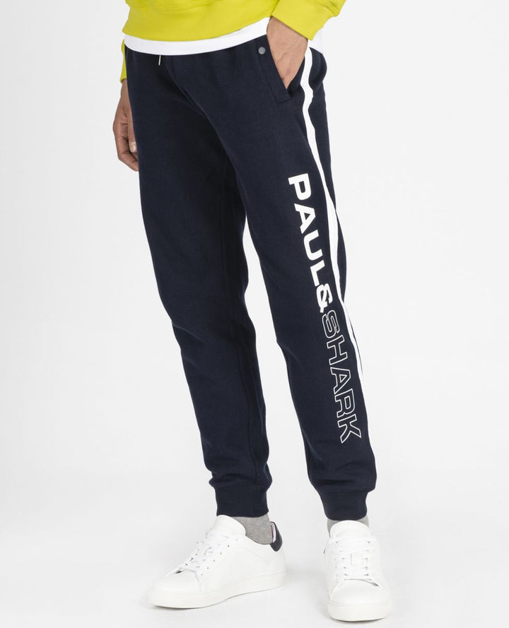 Paul & Shark Pantalon de jogging en coton organique Winter fleece - Lothaire boutiques (7094568747173)
