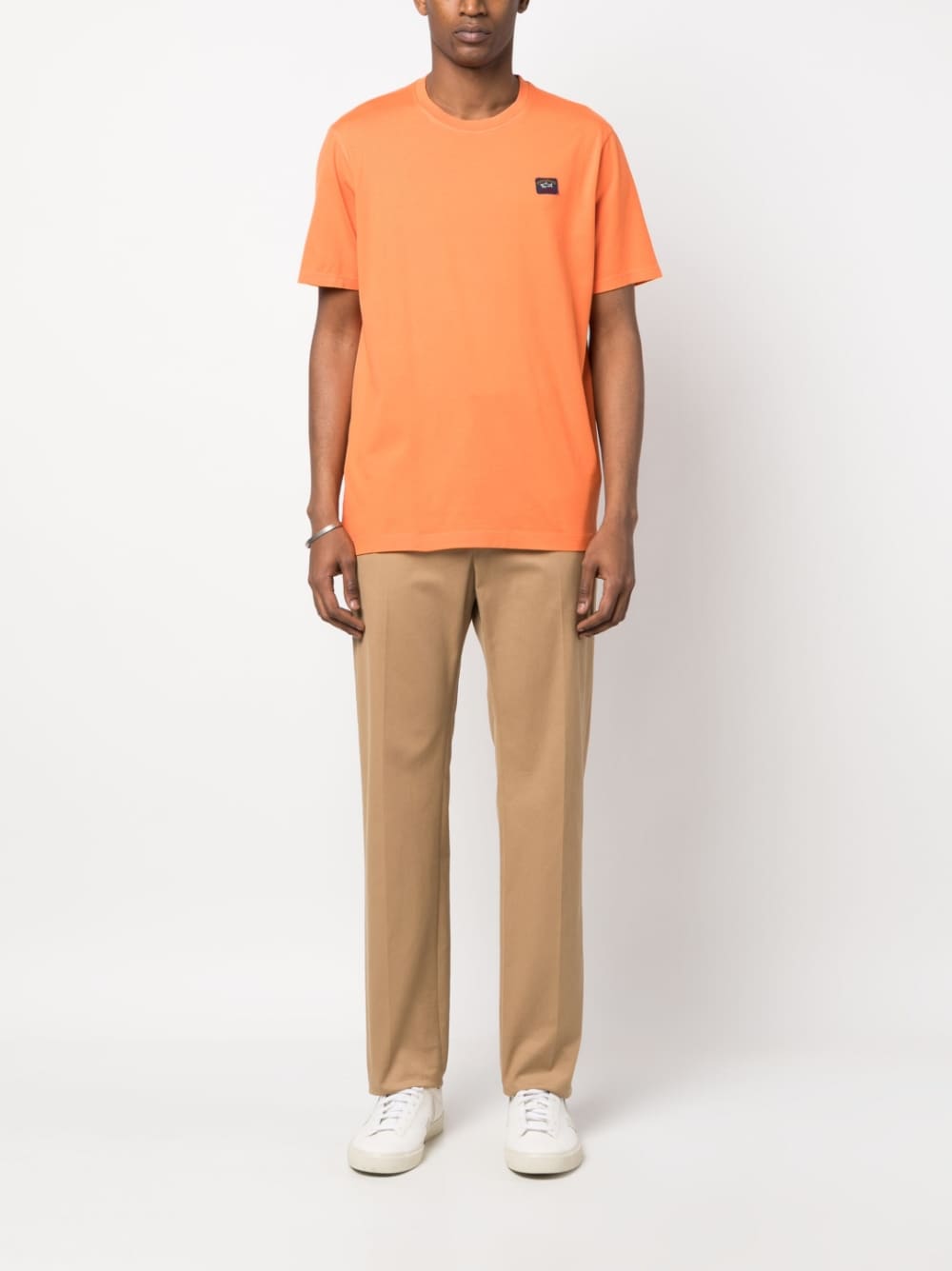 Paul & Shark T-shirt Orange à logo - Lothaire