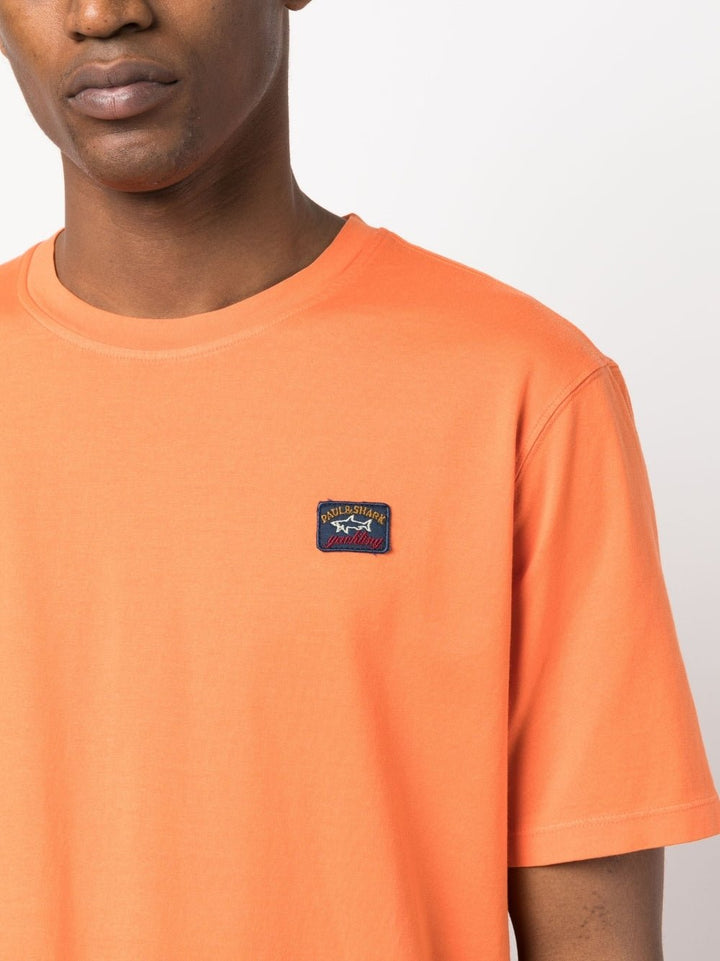 Paul & Shark T-shirt Orange à logo - Lothaire