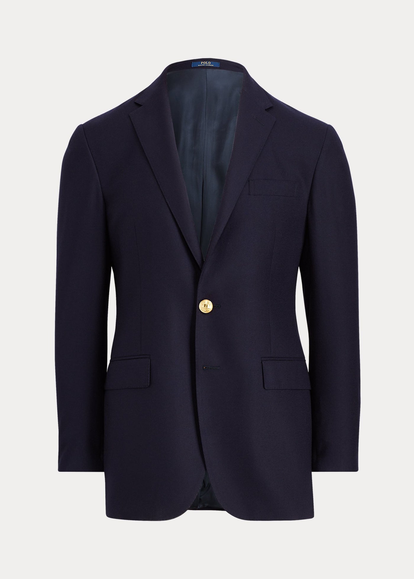 Polo Ralph Lauren Blazer Polo en laine chamoisée - Navy - Lothaire boutiques (6949422563493)