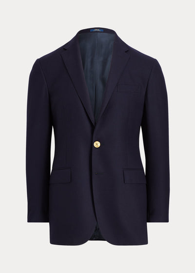 Polo Ralph Lauren Blazer Polo en laine chamoisée - Navy - Lothaire boutiques (6949422563493)