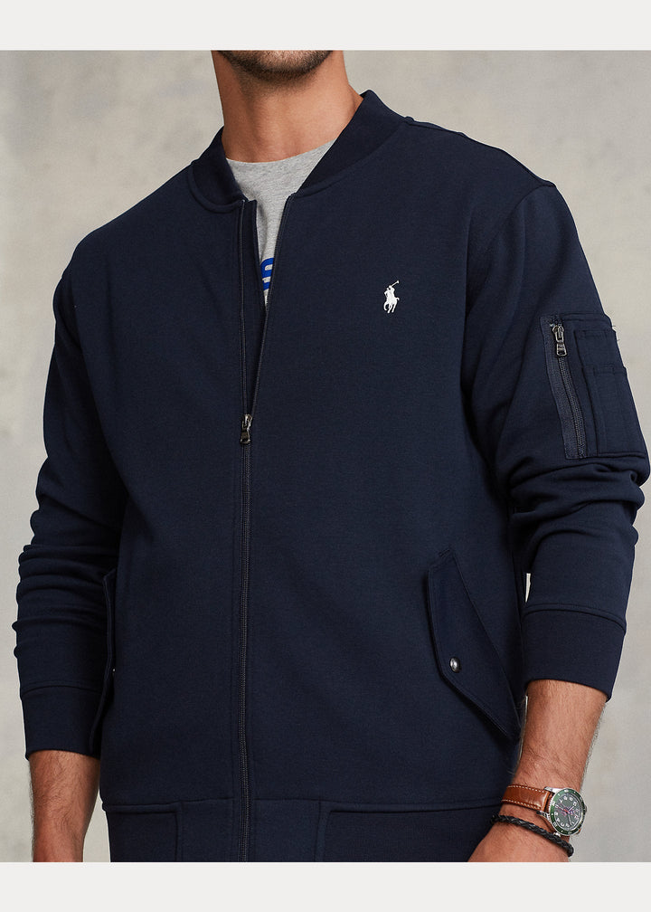 Polo Ralph Lauren Bomber en jersey - Aviator Navy - Lothaire