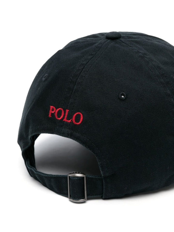 Polo Ralph Lauren Casquette de baseball coton chino Black - Lothaire