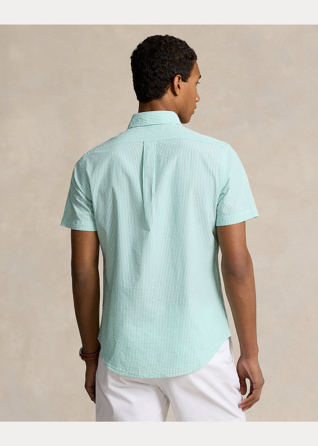 Polo Ralph Lauren - Chemise ajustée rayée en seersucker 2604J - Lothaire