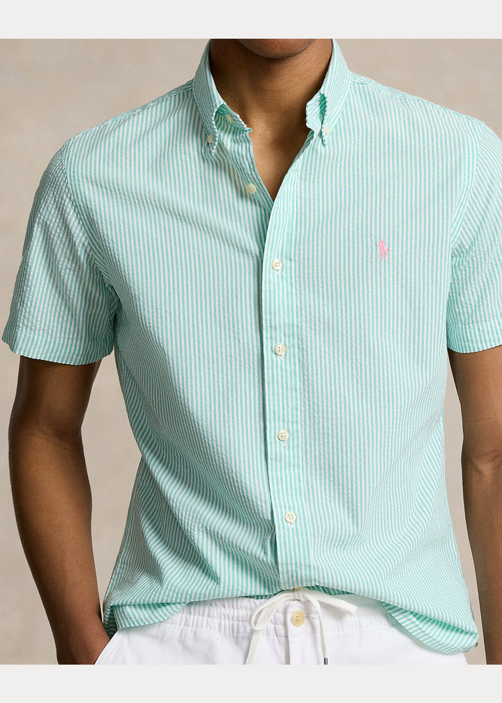 Polo Ralph Lauren - Chemise ajustée rayée en seersucker 2604J - Lothaire