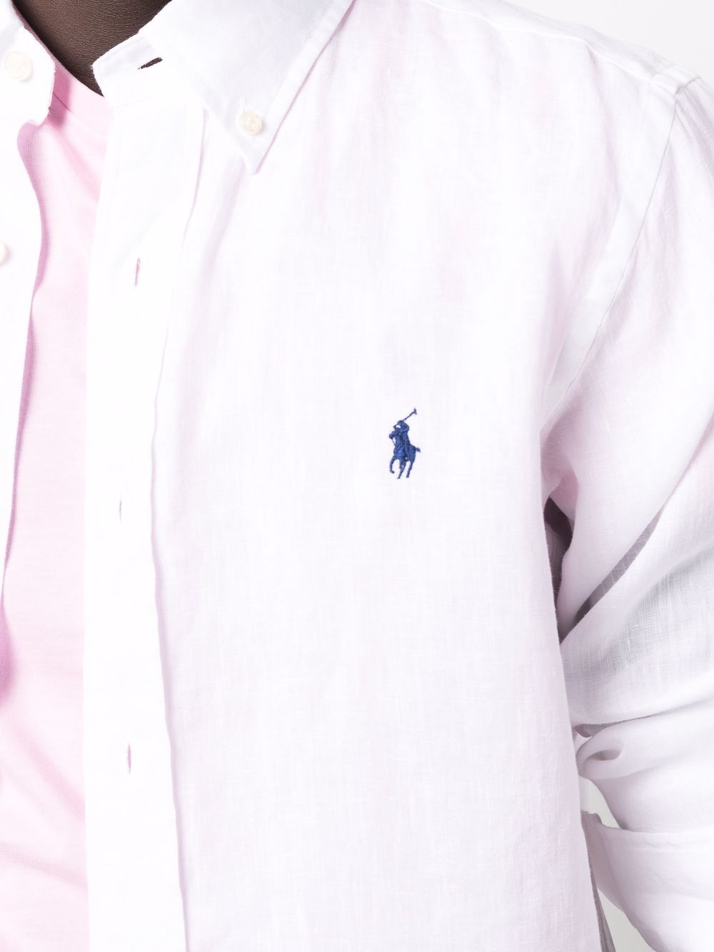 Polo Ralph Lauren Chemise en lin coupe ajustée - Lothaire boutiques