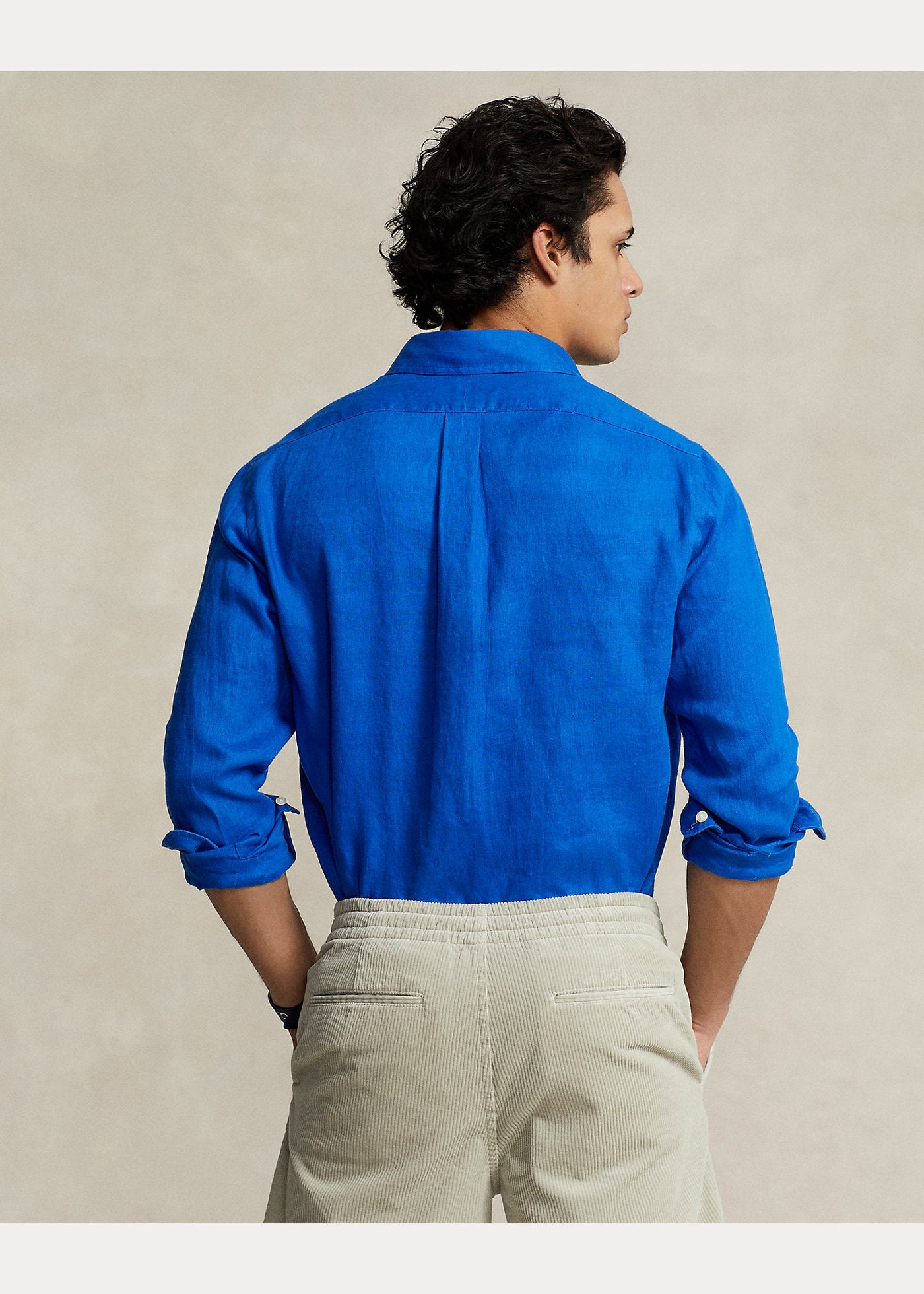 Polo Ralph Lauren - Chemise en lin coupe ajustée Heritage Blue - Lothaire