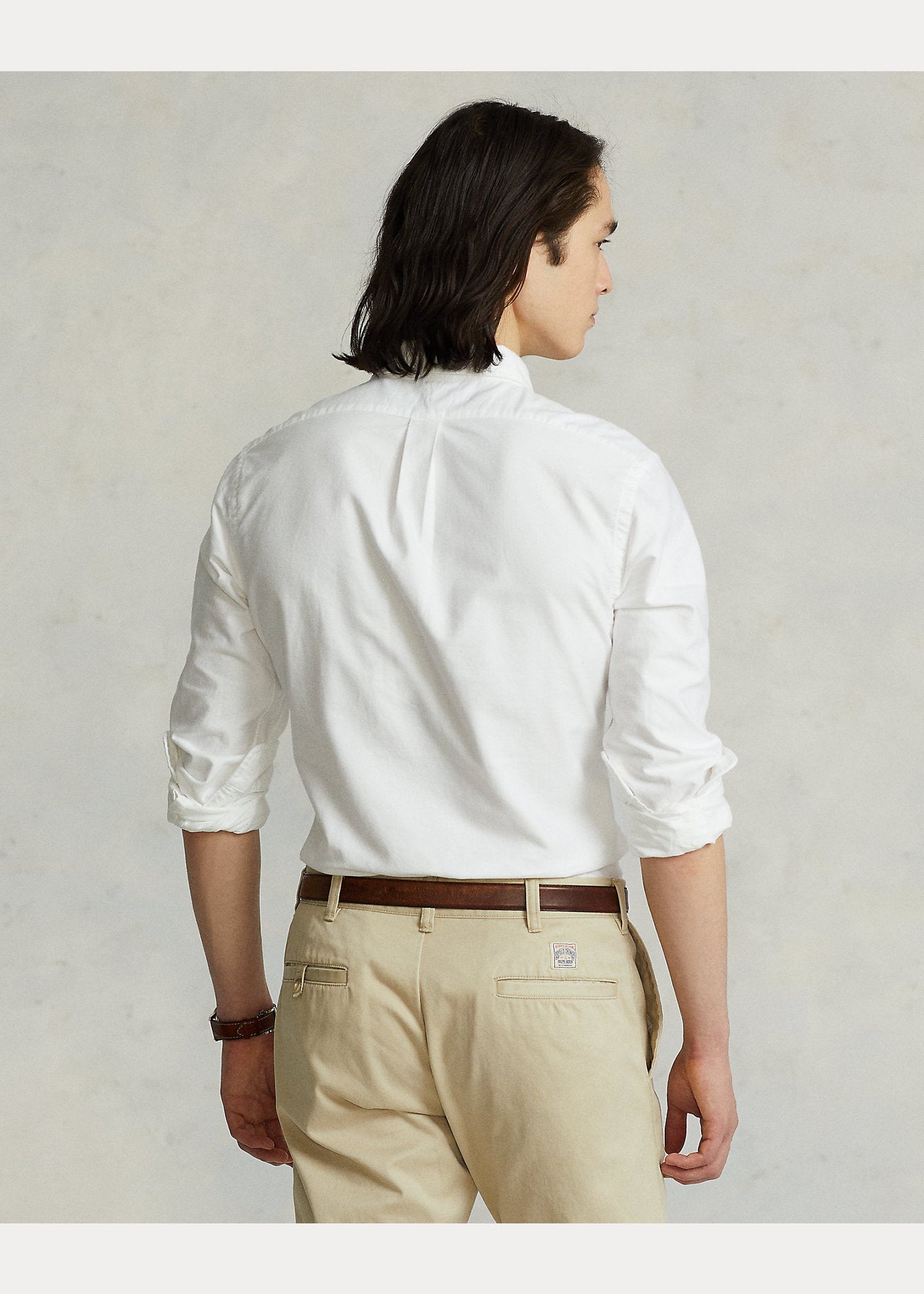 Polo Ralph Lauren Chemise Oxford cintrée blanc - Lothaire boutiques