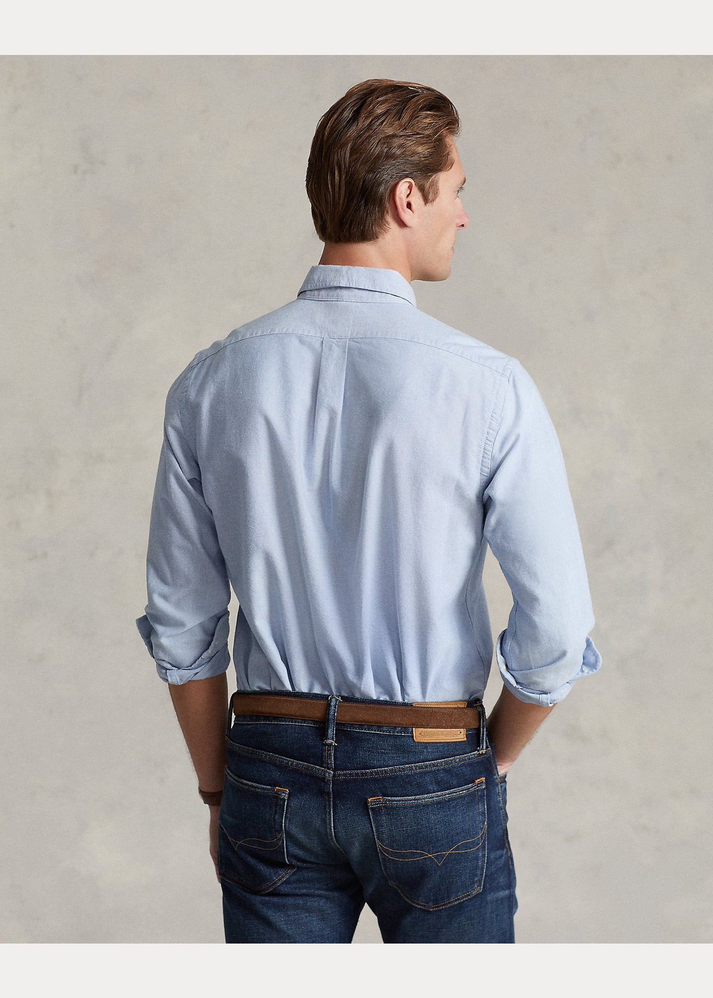 Polo Ralph Lauren Chemise Oxford cintrée bleu - Lothaire