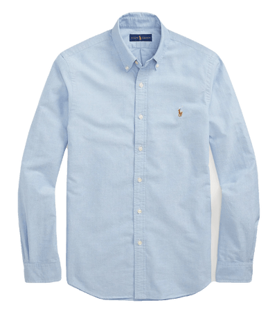 Polo Ralph Lauren Chemise Oxford cintrée bleu - Lothaire