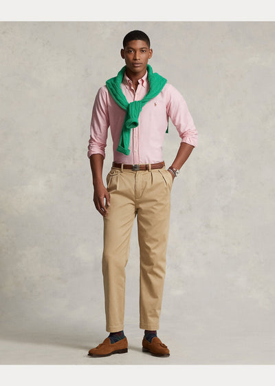 Polo Ralph Lauren Chemise Oxford cintrée Rose - Lothaire