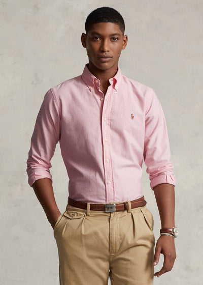 Polo Ralph Lauren Chemise Oxford cintrée Rose - Lothaire