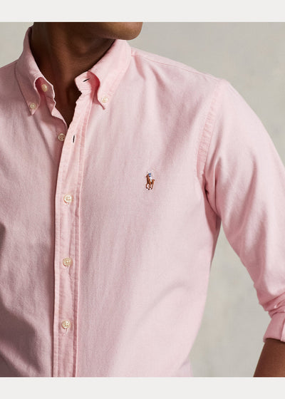 Polo Ralph Lauren Chemise Oxford cintrée Rose - Lothaire