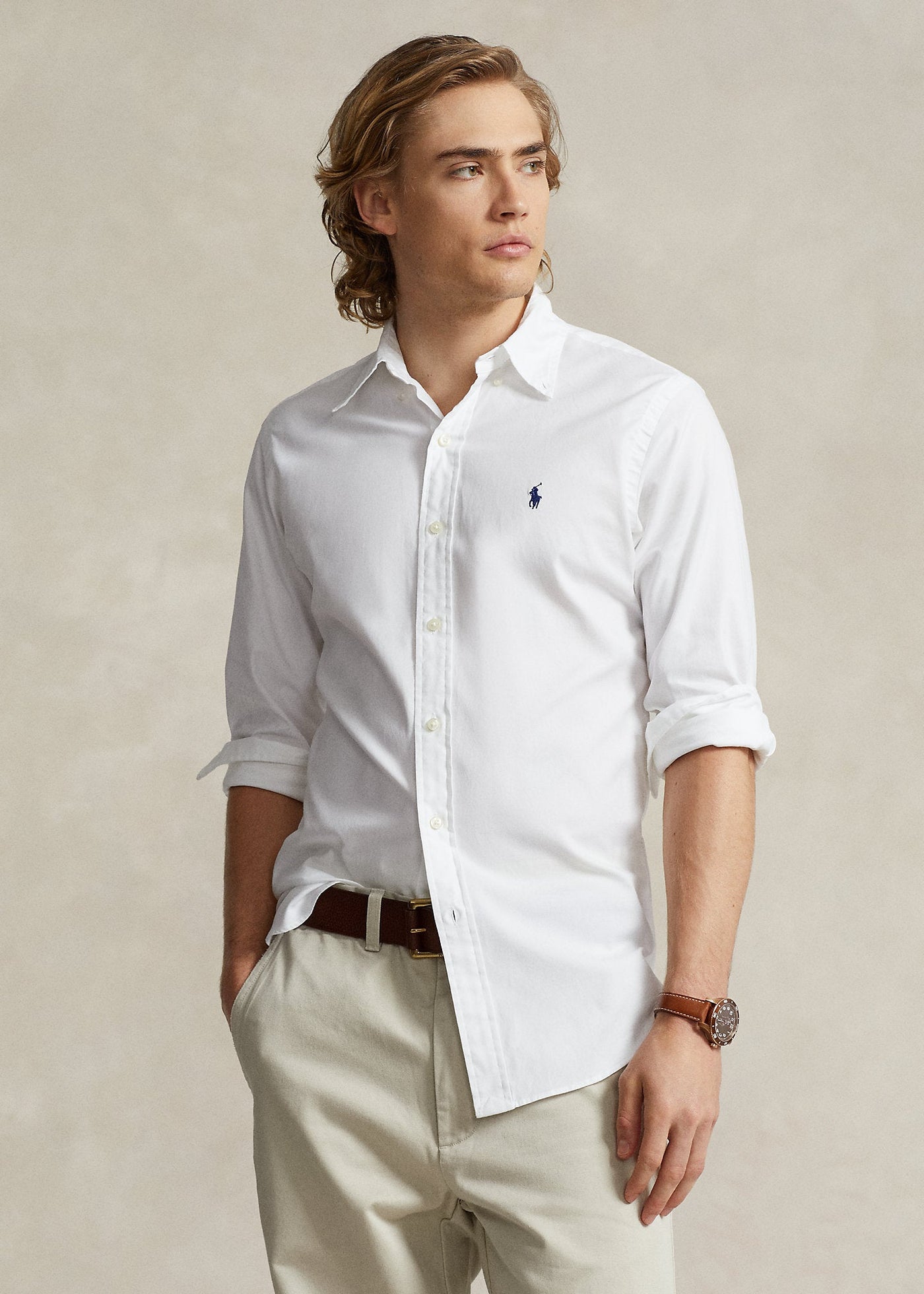 Polo Ralph Lauren Chemise Oxford coupe ajustée stretch - Lothaire