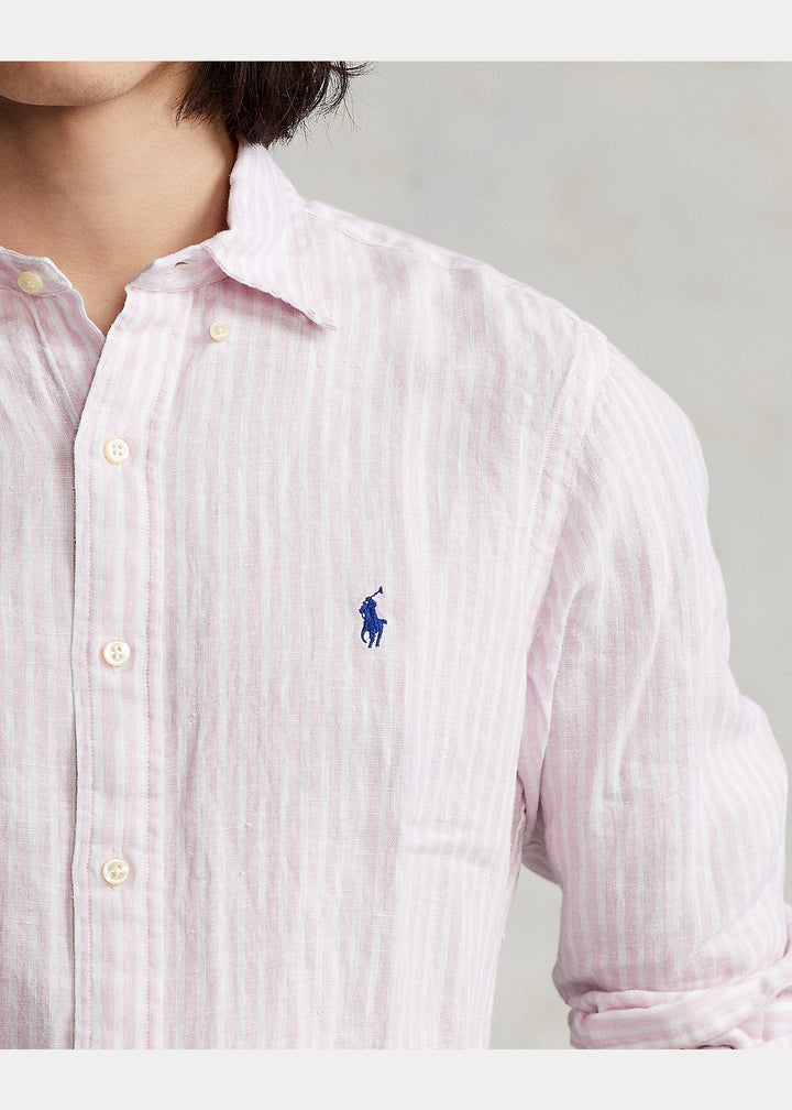 Polo Ralph Lauren - Chemise rayée ajustée en lin - Lothaire